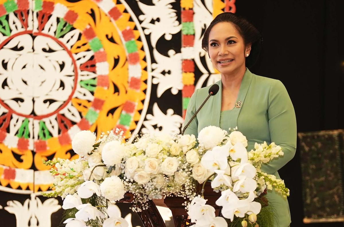 FOTO: Kebersamaan Kasad Bersama Istri Prajurit TNI AD
