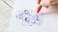 Bagi orang dewasa, melakukan tindakan spontan dengan menggambar atau doodling ternyata bisa mengatasi stres