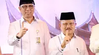 Calon Gubernur dan Wakil Gubernur Sumatera Barat (Sumbar) nomor urut 1 Mulyadi-Ali Mukhni. (Ist)