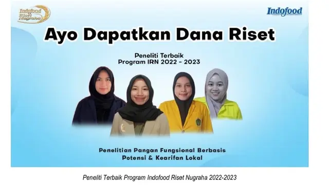 Indofood Riset Nugraha 2024-2025 Dibuka, Ajak Mahasiswa Gali Potensi Pangan Fungsional Lokal
