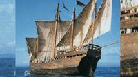 Perahu bernama Niña ditumpangi oleh Christopher Columbus ketika kembali dari benua Amerika ke Eropa. (Sumber artvoice.com)