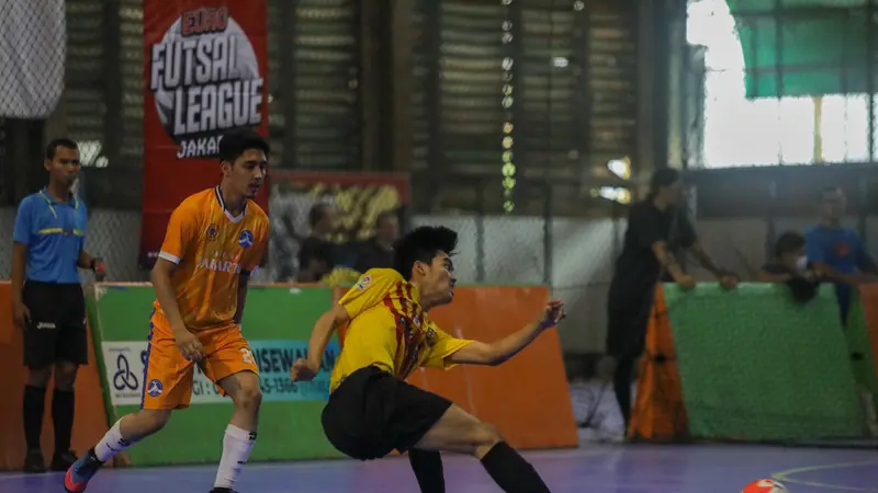 Pemain Indobarca Jakarta beraksi di Euro Futsal League Jakarta 2022