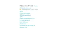 #RI70 dan #70thGenggamDunia jadi Trending Topic Indonesia