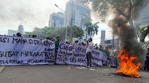 4.132 Personel Amankan Demo BEM Gabungan di Jakarta Pusat