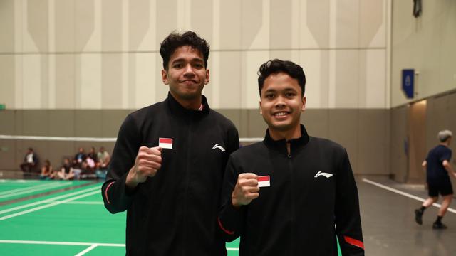 Anthony Sinisuka Ginting - Chico Aura Dwi Wardoyo - Kejuaraan Bulu Tangkis Beregu Campuran Asia - Badminton Asia Mixed Team Championship 2023