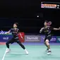 Ganda putra Indonesia Leo Rolly Carnando/Bagas Maulana mengalahkan rekannya Muhammad Shohibul Fikri/Daniel Marthin dalam perebutan tiket final Korea Open 2024 di&nbsp;Mokpo Indoor Stadium, Sabtu 31 Agustus. (foto: PP PBSI)