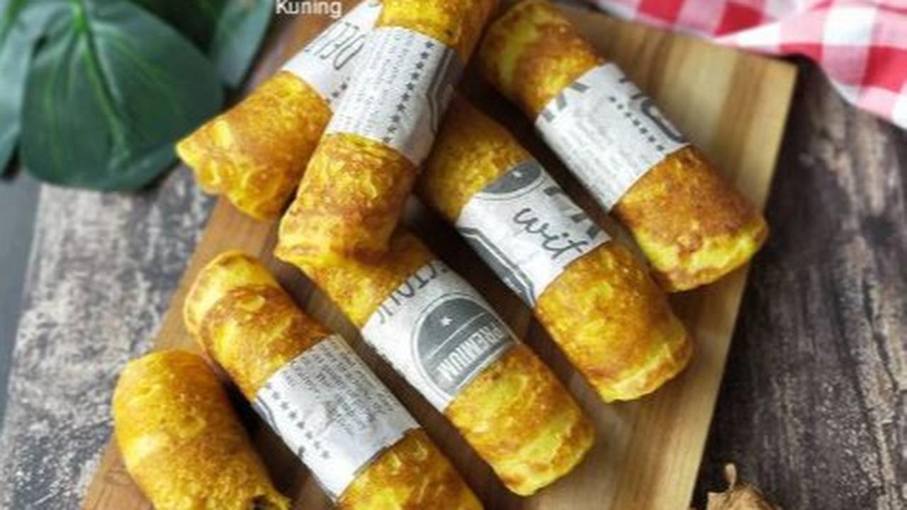 Serabi Gulung Labu Kuning
