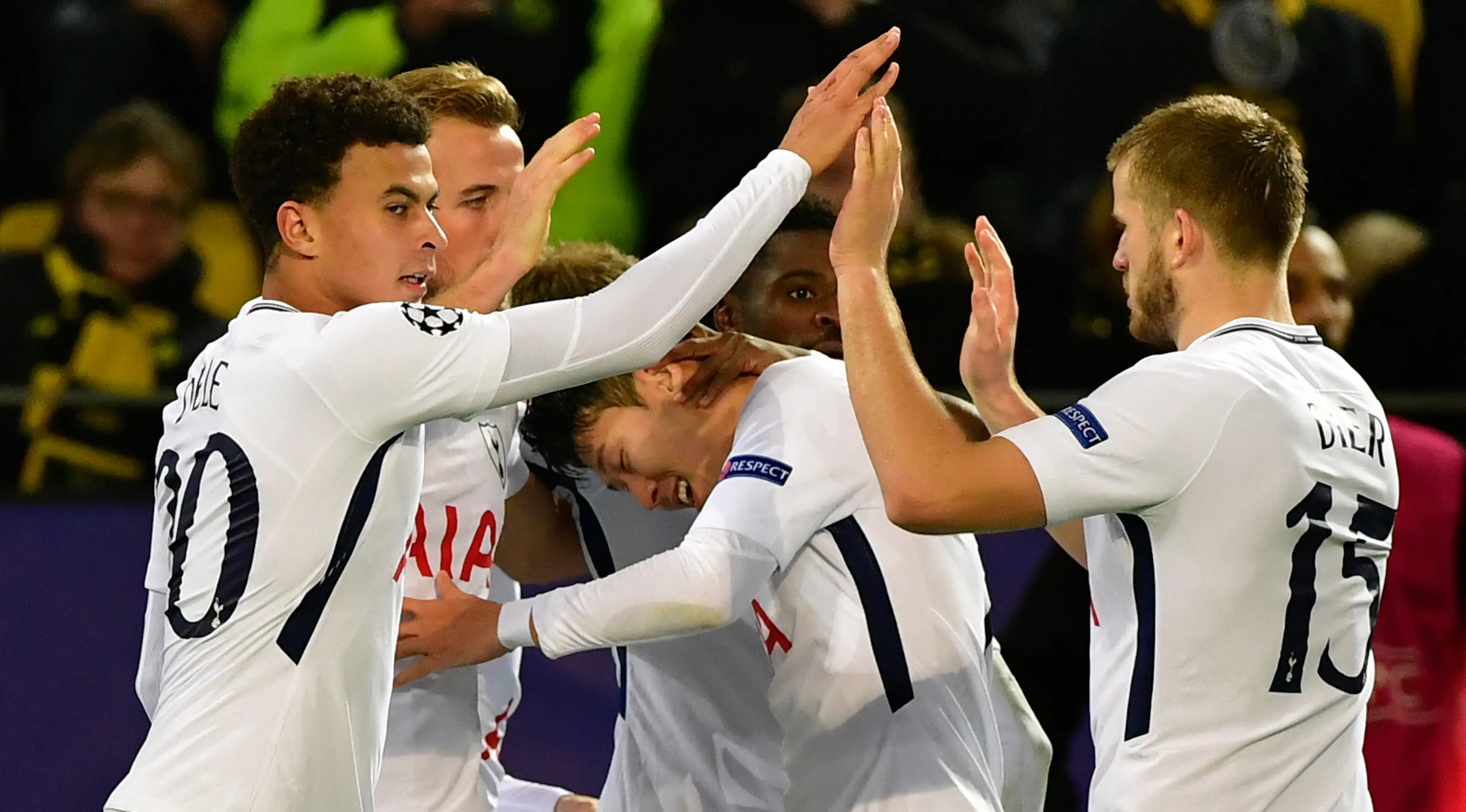 Tottenham Hotspur mengamankan posisi juara Grup H. (AFP/John Macdougall)