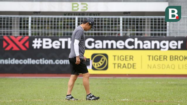 Latihan Timnas Indonesia di KLFA Stadium