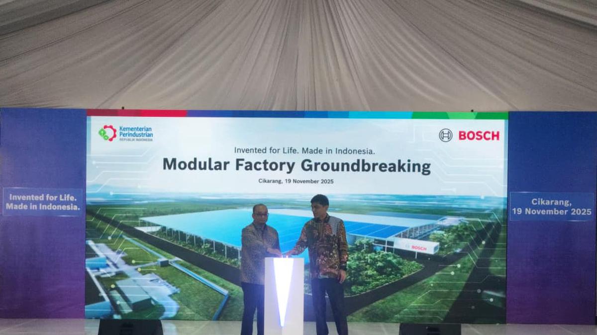 Bosch Bangun Pabrik Modular Pertama di Cikarang, Indonesia Masuk Era Emas Manufaktur