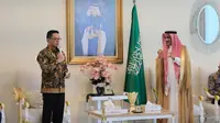 Menlu Sugiono Bahas Rencana Pembangunan Kampung Haji di Mekkah dengan Dubes Arab Saudi