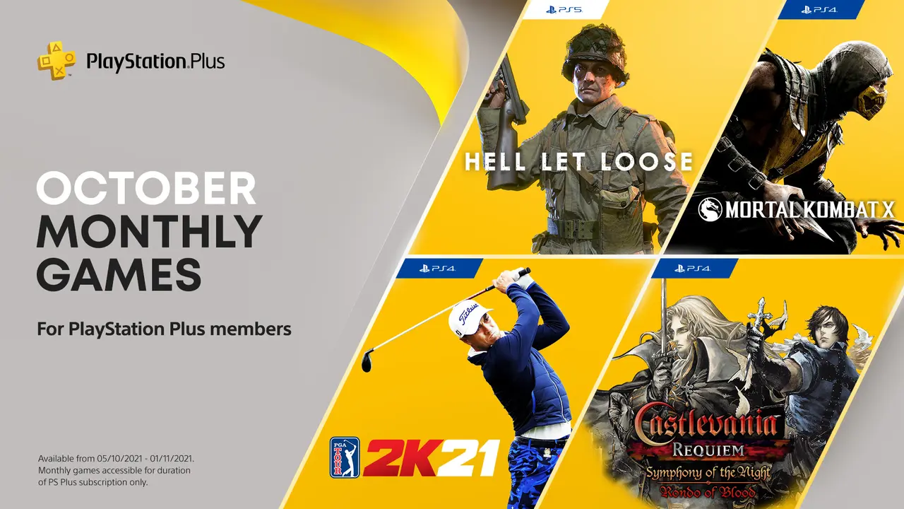 PS Plus Oktober 2021