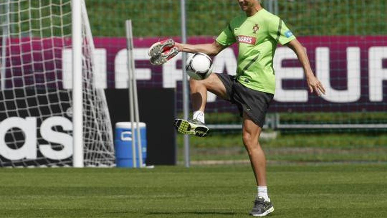 Intip CR7 latihan