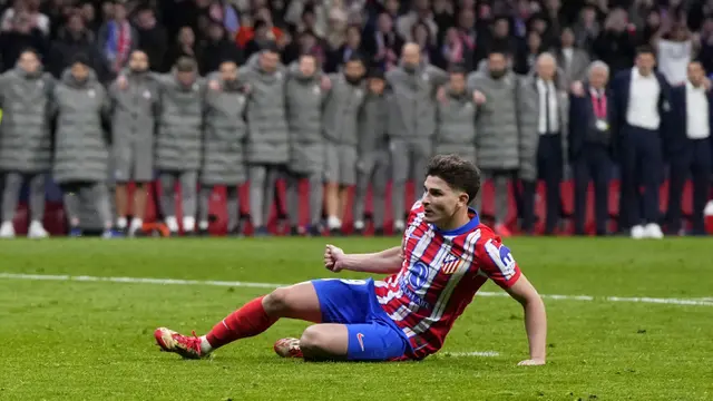 Foto: Penalti Kontroversial Julian Alvarez Buat Rugikan Atletico Madrid di Liga Champions