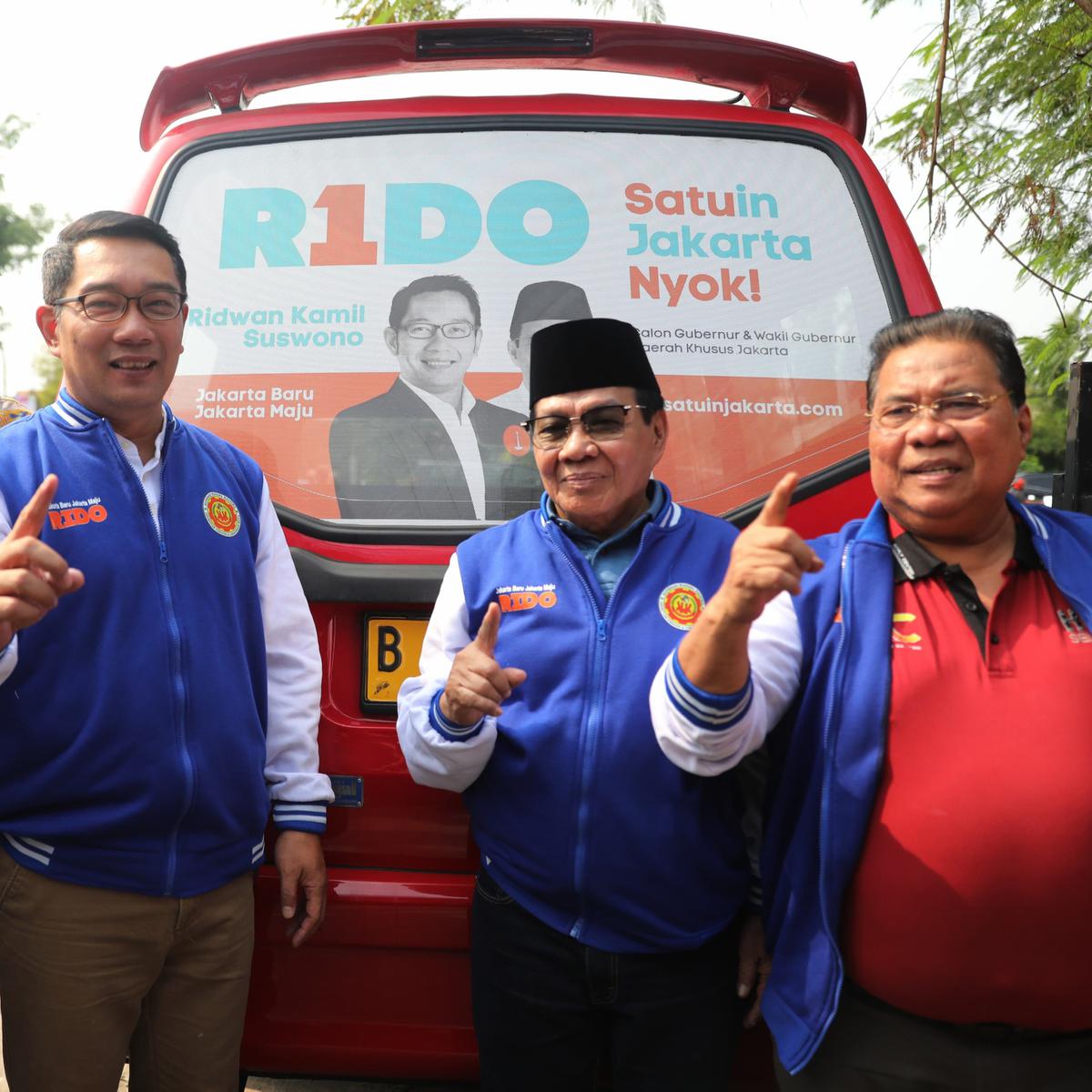 Ridwan Kamil-Suswono Dapat Dukungan 3.000 Pengemudi Angkot Jakarta