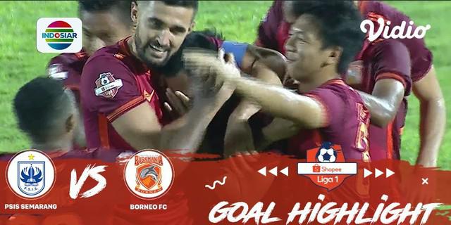 VIDEO: 4 Gol yang Tercipta pada Laga Seru PSIS Vs Borneo FC di Liga 1 2019