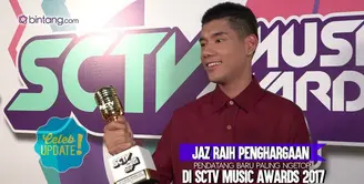 Jaz meraih penghargaan untuk pertama kalinya di ajang SCTV Music Awards 2017.
