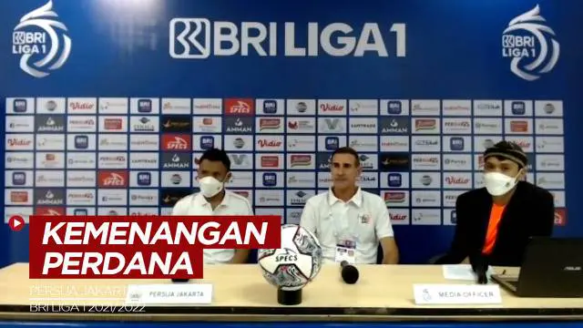 VIDEO: Komentar Angelo Alessio Usai Persija Raih Kemenangan Perdana di BRI Liga 1