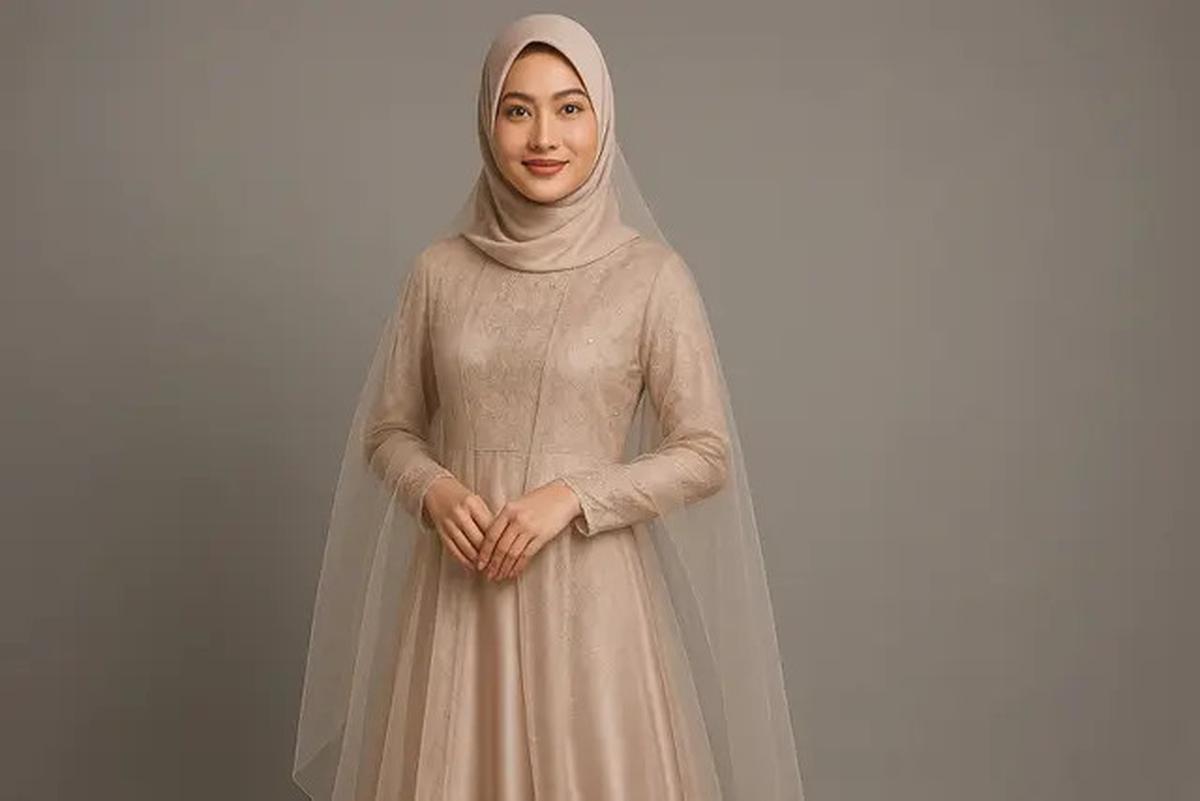 Bikin Pangling, Ini Model Gamis Kondangan 2025 yang Tetap Syar'i dan Glamor