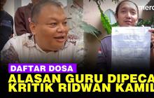 VIDEO: SMK Telkom Ungkap Alasan Pecat Guru Usai Kritik Ridwan Kamil, Banyak 'Dosa
