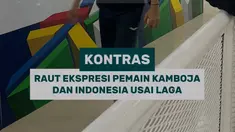 Kontras ekspresi terlihat usai laga Timnas Indonesia kontra Kamboja di Piala AFF 2026. Para pemain Indonesia merayakan kemenangan dengan penuh sukacita, sementara pemain Kamboja tampak tertunduk dan kecewa setelah harus mengakui keunggulan skuad Garuda.