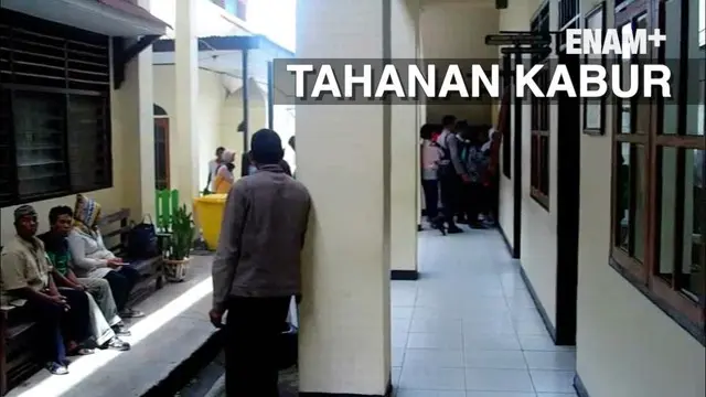 Seorang tahanan narkoba melarikan diri dari kamar tahanan saat akan mulai sidang 