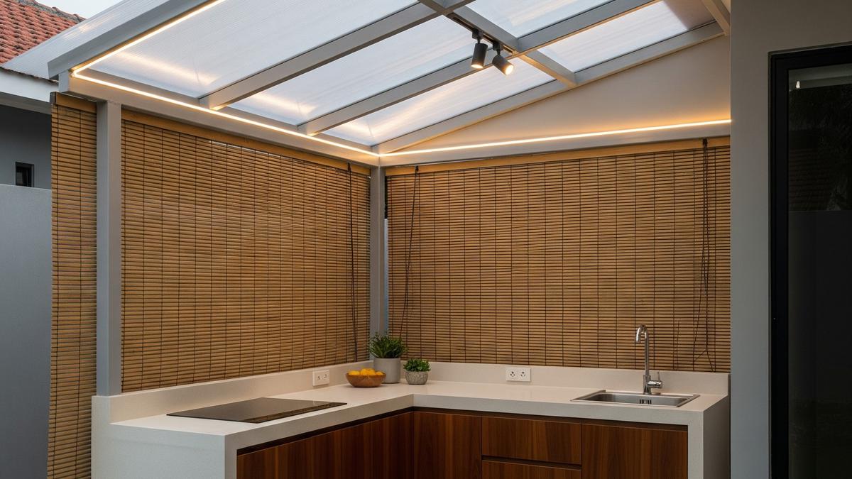 8 Model Dapur Minimalis Baja Ringan Semi Terbuka Kekinian, Lebih Luas dan Stylish