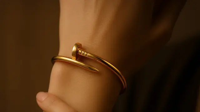Model Gelang Paku Emas 24 Karat Terbaru 2025