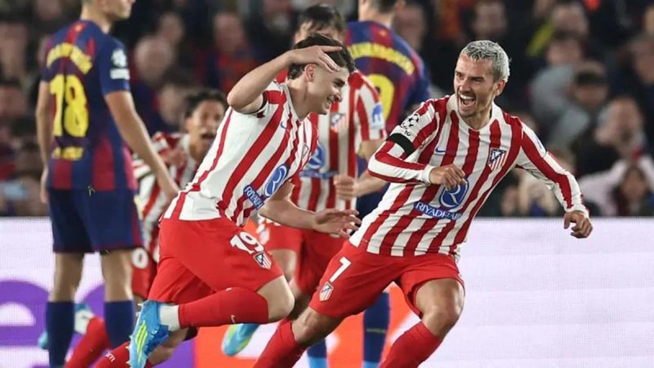 Drama Cubarsi Kartu Merah Warnai Kekalahan Barcelona dari Atletico Madrid di Liga Champions