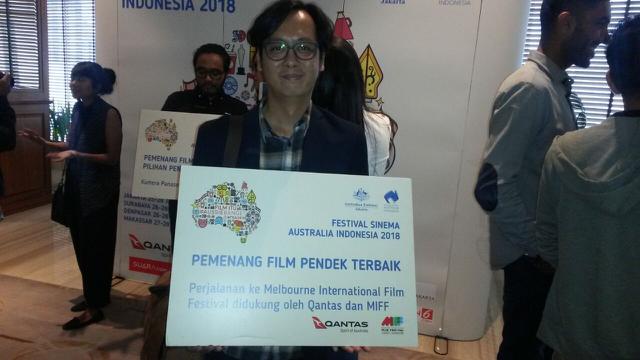 Dimas Jayasrana di FSAI 2018 (28/1/2018) (Rizki Akbar Hasan/Liputan6.com)