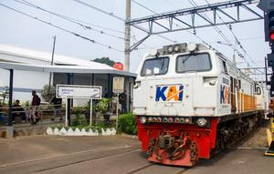 Perjalanan KA Pangrango di Stasiun Sukabumi sempat molor 50 menit. (Dok. Istimewa)