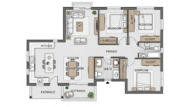 Dapur Depan yang Unik
