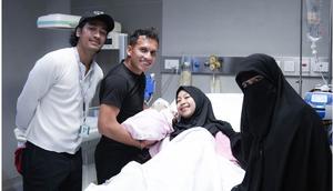 Momen Adiba Khanza melahirkan anak pertama. [Foto: IG/@egymaulanavikri]