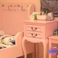 Potret kamar tidur Thalia dan Thania anak Sarwendah dan Ruben Onsu (Sumber: YouTube/ MOP Channel)