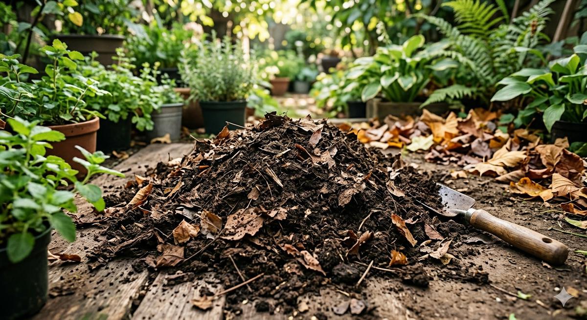 Cara Bikin Media Tanam dari Daun Kering Tanpa Beli Pupuk