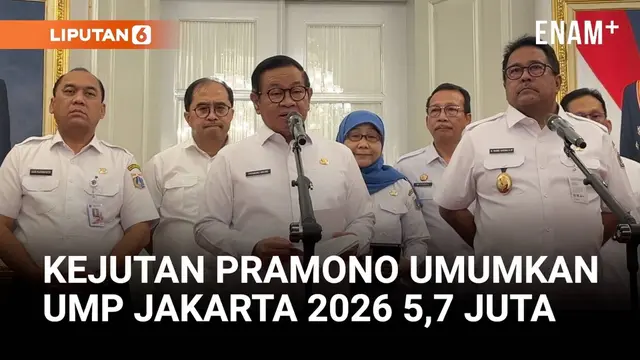 Kejutan! Pramono Umumkan UMP Jakarta 2026 Naik 6,17 Persen Menjadi Rp5,729 Juta