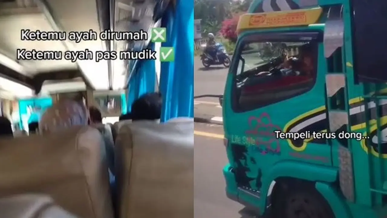 Viral Wanita Ini Tak Sengaja Bertemu Ayahnya saat Perjalanan Mudik, Bikin Haru