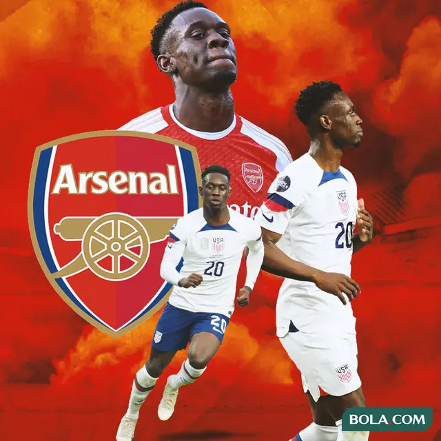 Arsenal - Ilustrasi Folarin Balogun