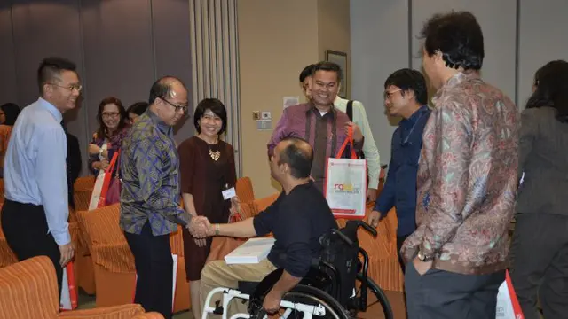 Presiden Direktur General Electric (GE) Indonesia, Handy Satriago dalam acara "Leadership : Developing & Implementing Succession Plans".