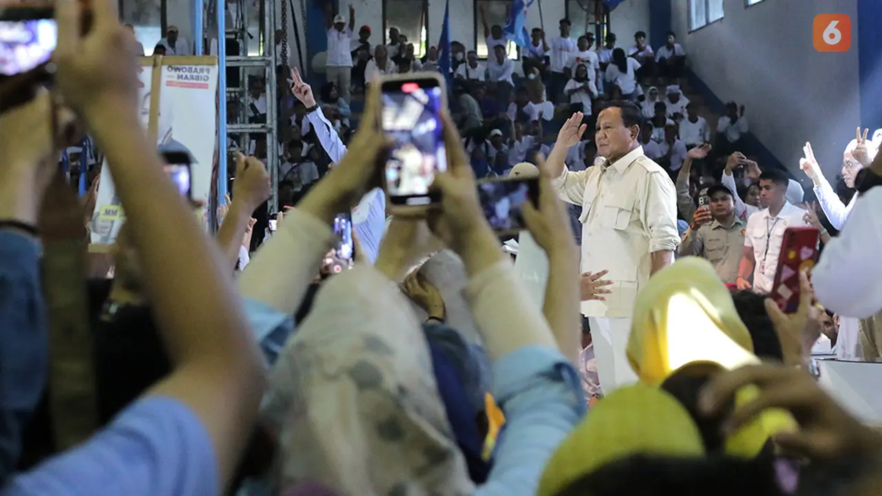 Prabowo Subianto sapa warga Kalsel di GOR Rudy Resnawan Banjarbaru