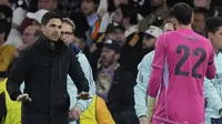 Penalti Panenka Bukayo Saka Digagalkan Courtouis, Mikel Arteta: Rasanya Mau Saya Tempeleng Dia!