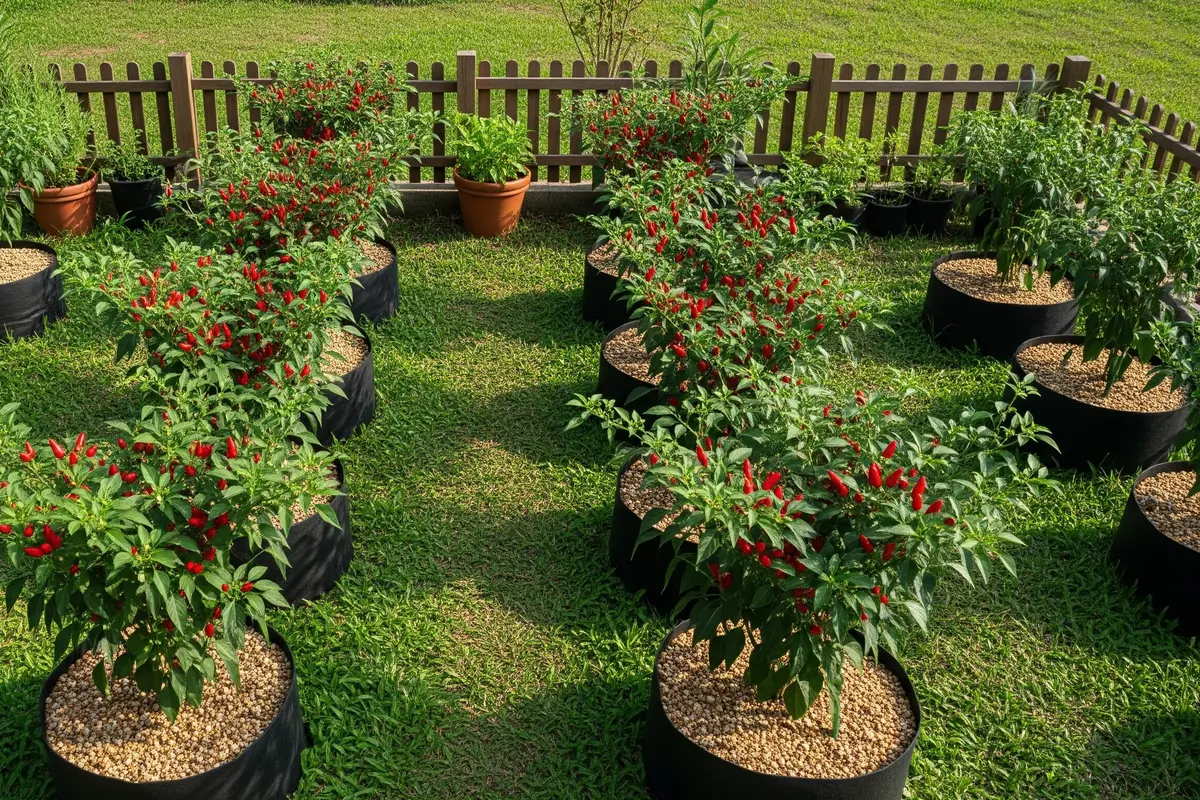 Model Kebun Cabai Rawit Tanpa Tanah