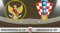 Laga persahabatan Timnas Indonesia U-19 vs Timnas Kroasia U-19. (Bola.com/Dody Iryawan)