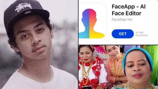 5 Foto Parodi Seleb Muda Pakai Aplikasi 'Wajah Tua' Ini Bikin Senyum Nyengir