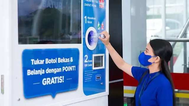 limbah botol plastik
