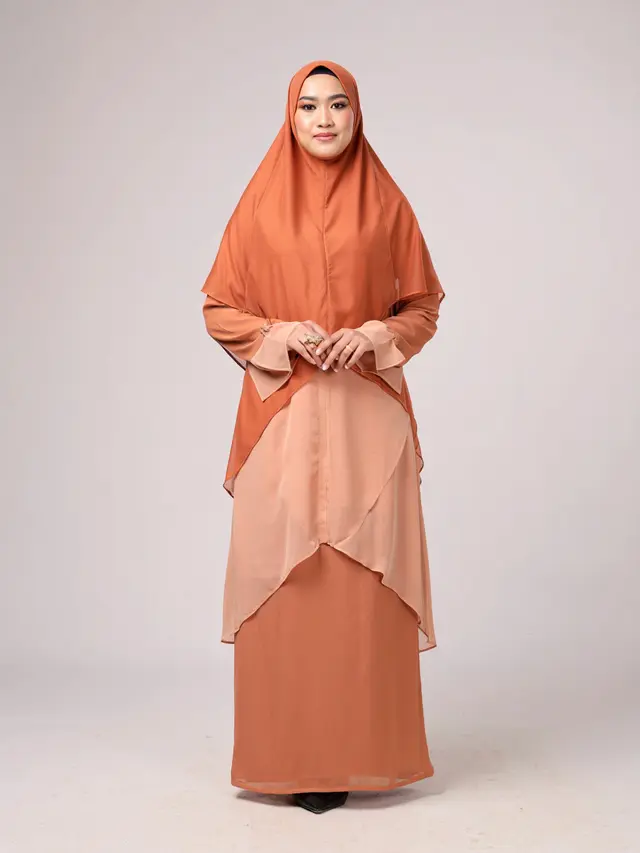 Model Gamis Orang Gemuk Perut Buncit