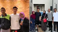 6 Momen Pratama Arhan Bersama Orang Tuanya, Selalu Rangkul Pundak Ibu Ketika Foto