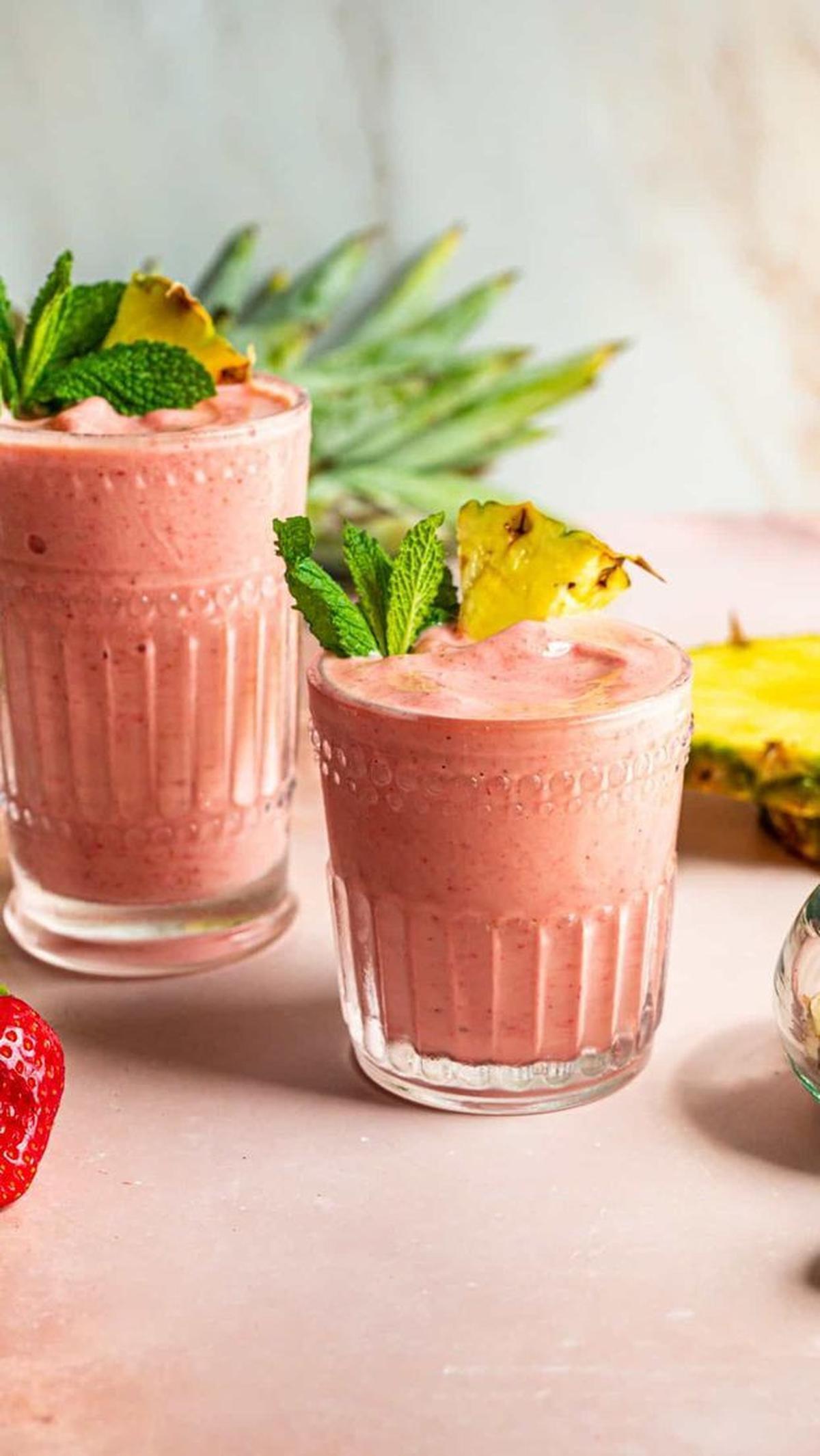 Resep Jus Nanas Stroberi