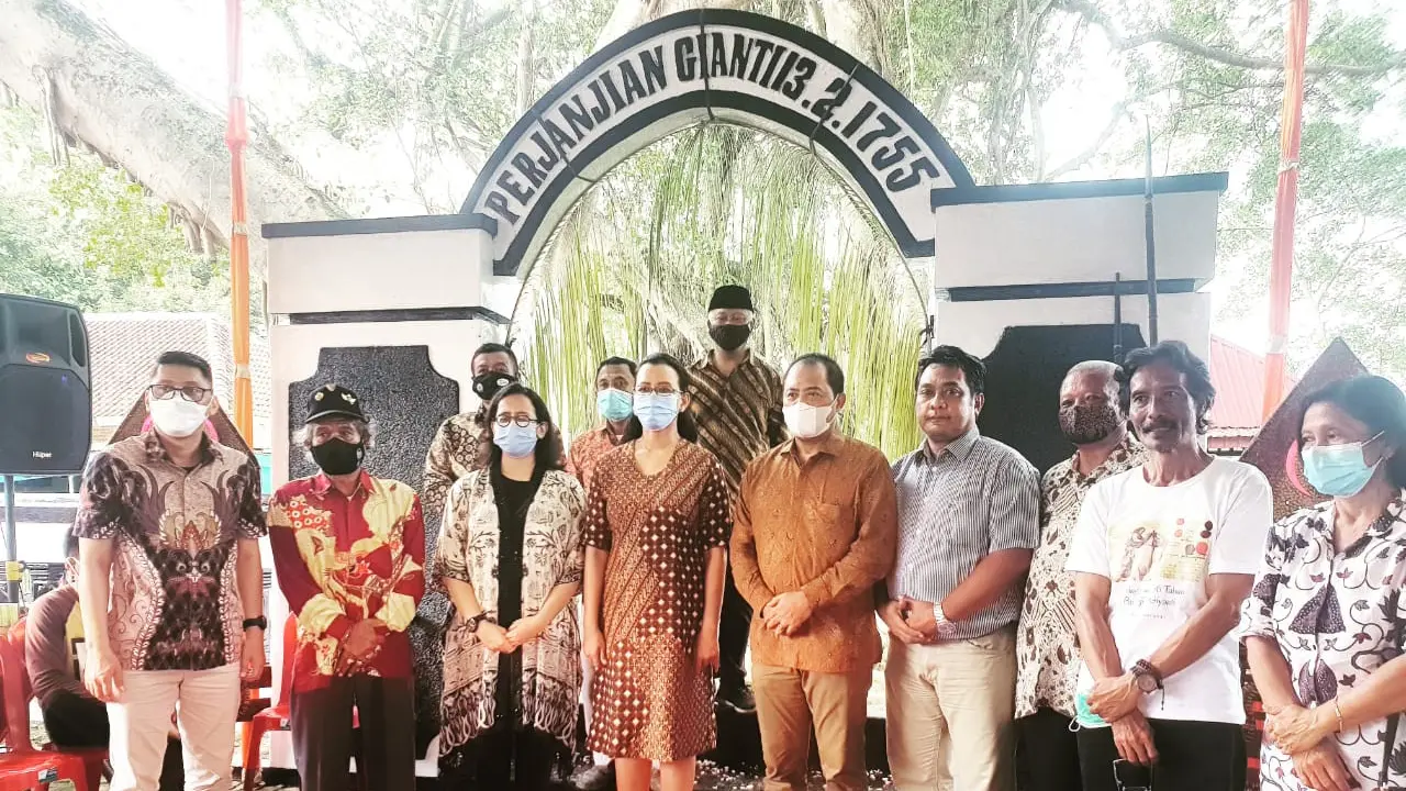 Peringatan Perjanjian Giyanti di Karanganyar