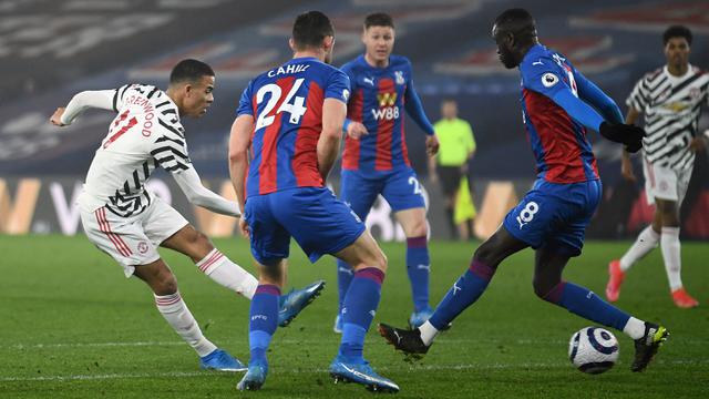 FOTO: Tampil Dominan, Manchester United Harus Puas Imbang 0-0 dengan Crystal Palace - Mason Greenwood